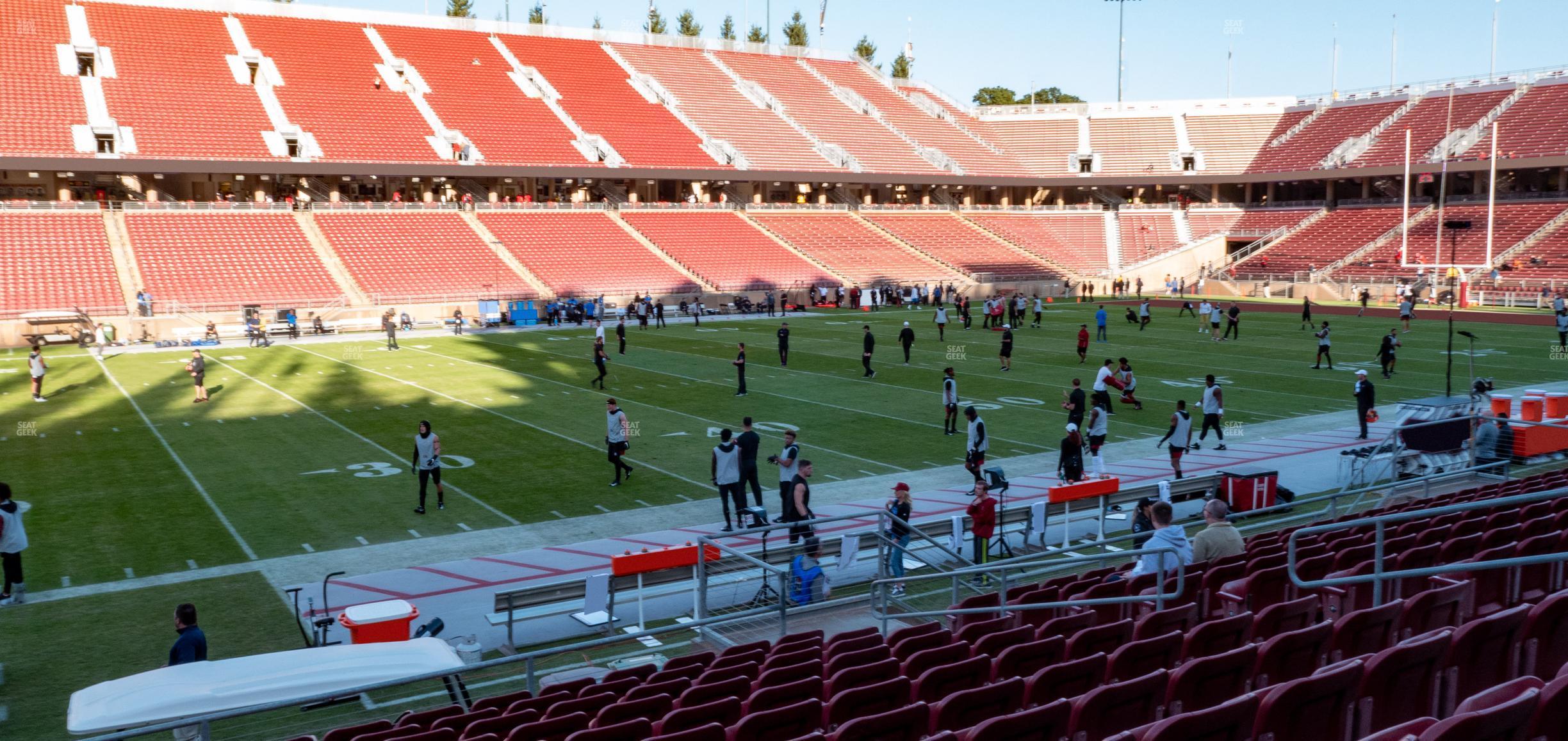 Seating view for Stanford Stadium Section 115