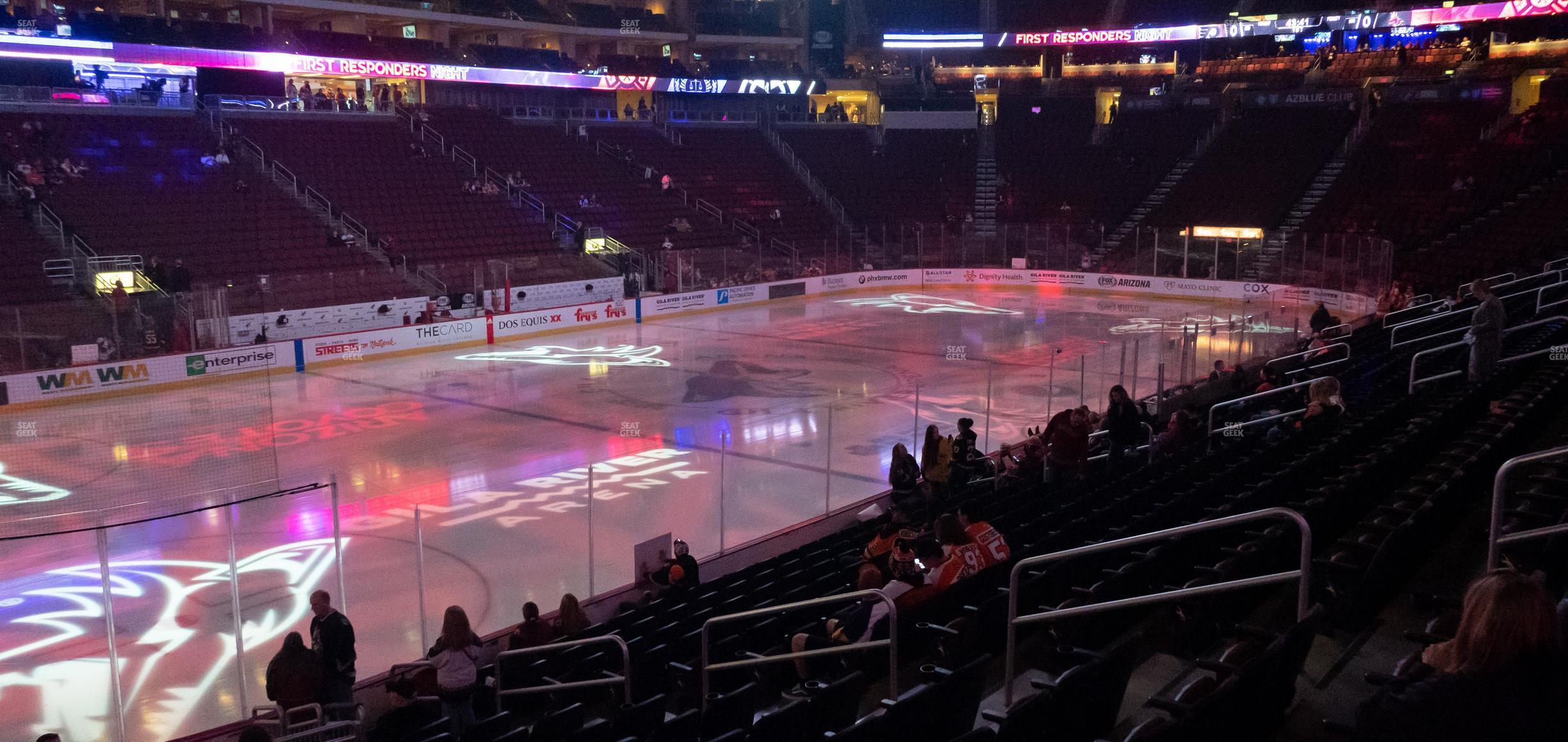 Seating view for Desert Diamond Arena Section 114