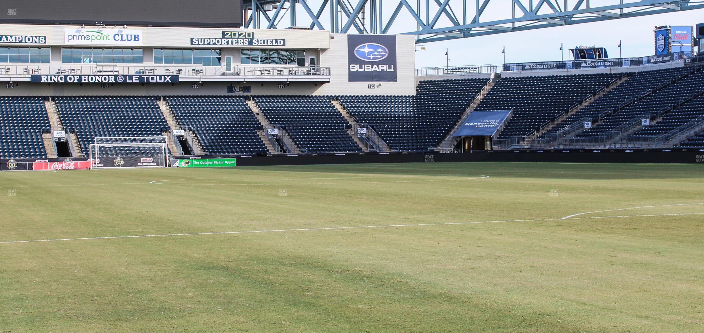 Seating view for Subaru Park Section Field 37