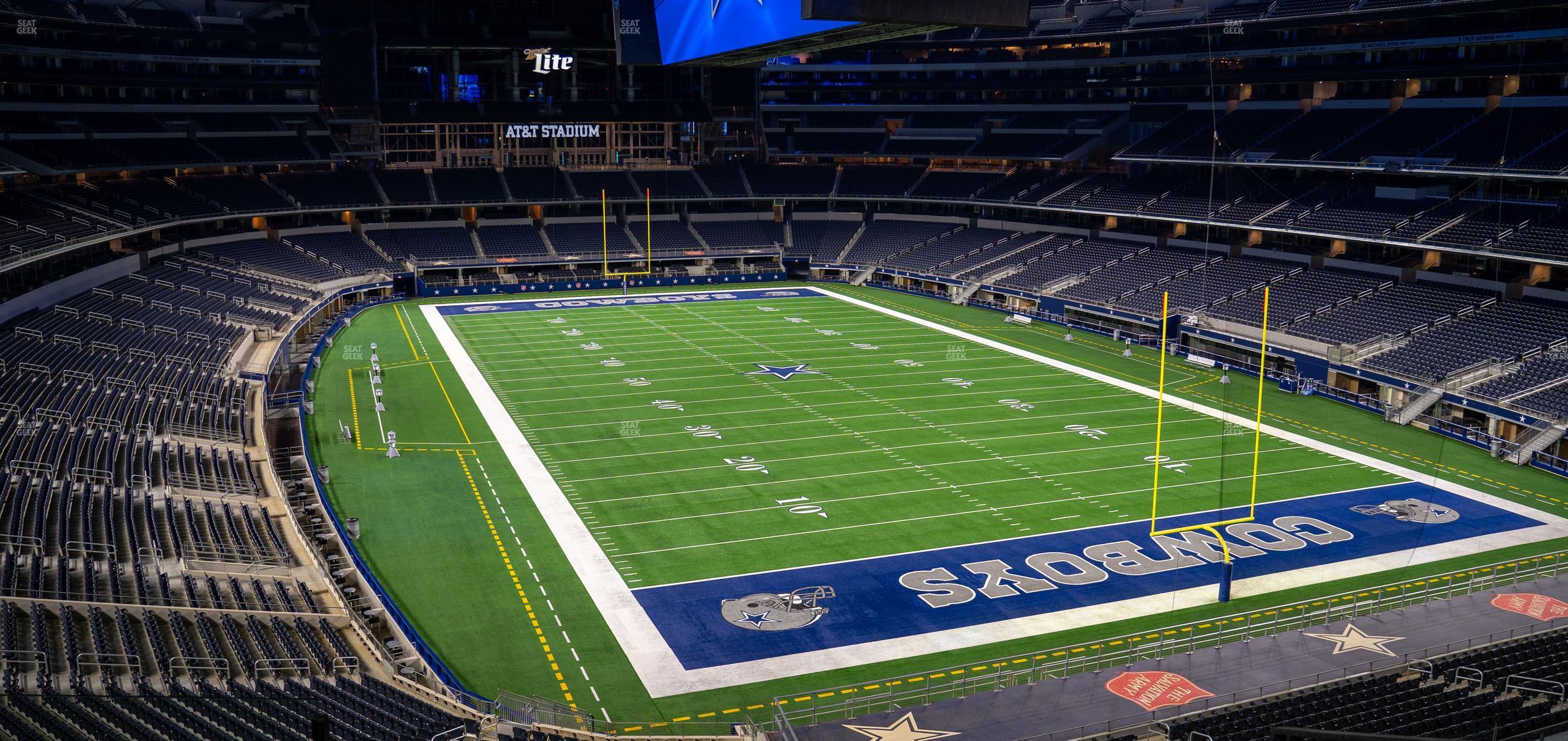 Seating view for AT&T Stadium Section 301