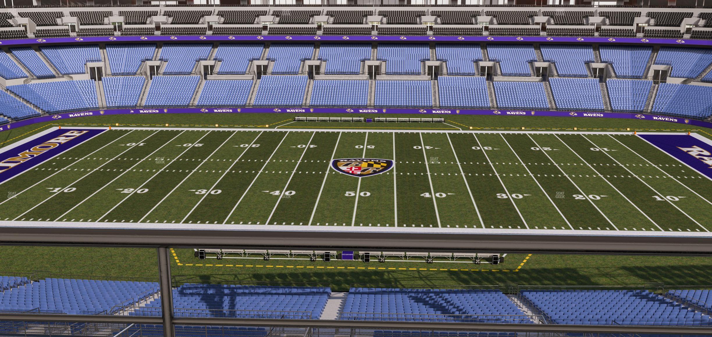 Seating view for M&T Bank Stadium Section Suite 438