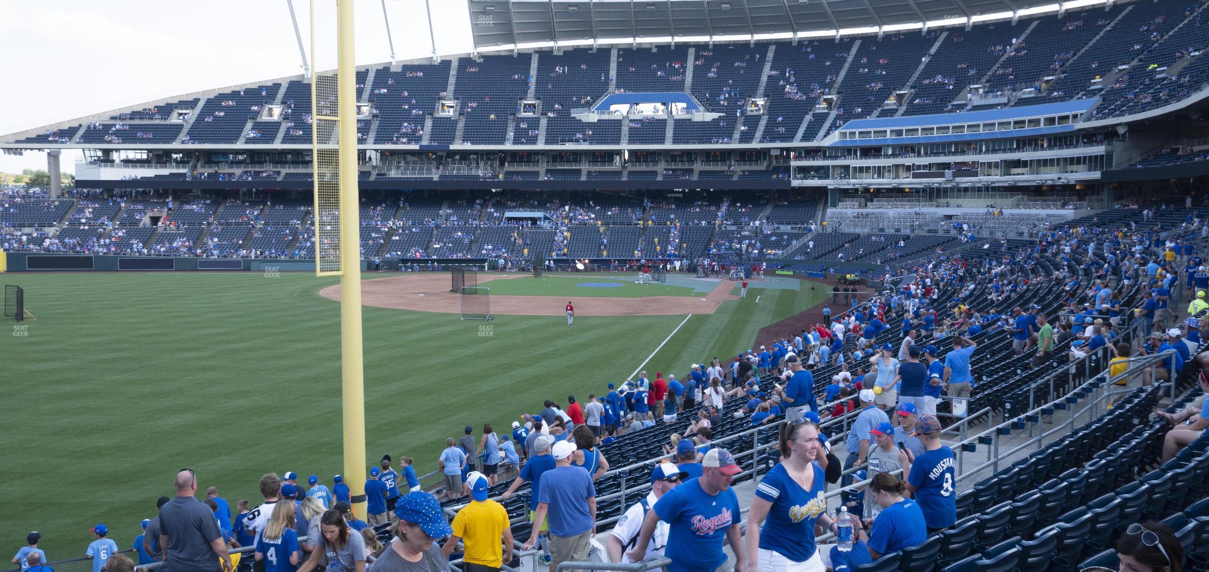 Seating view for Kauffman Stadium Section 207