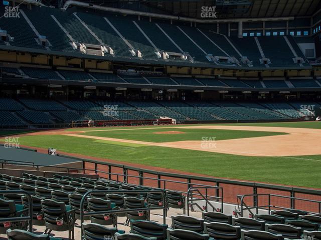 Seating view for Chase Field Section 113