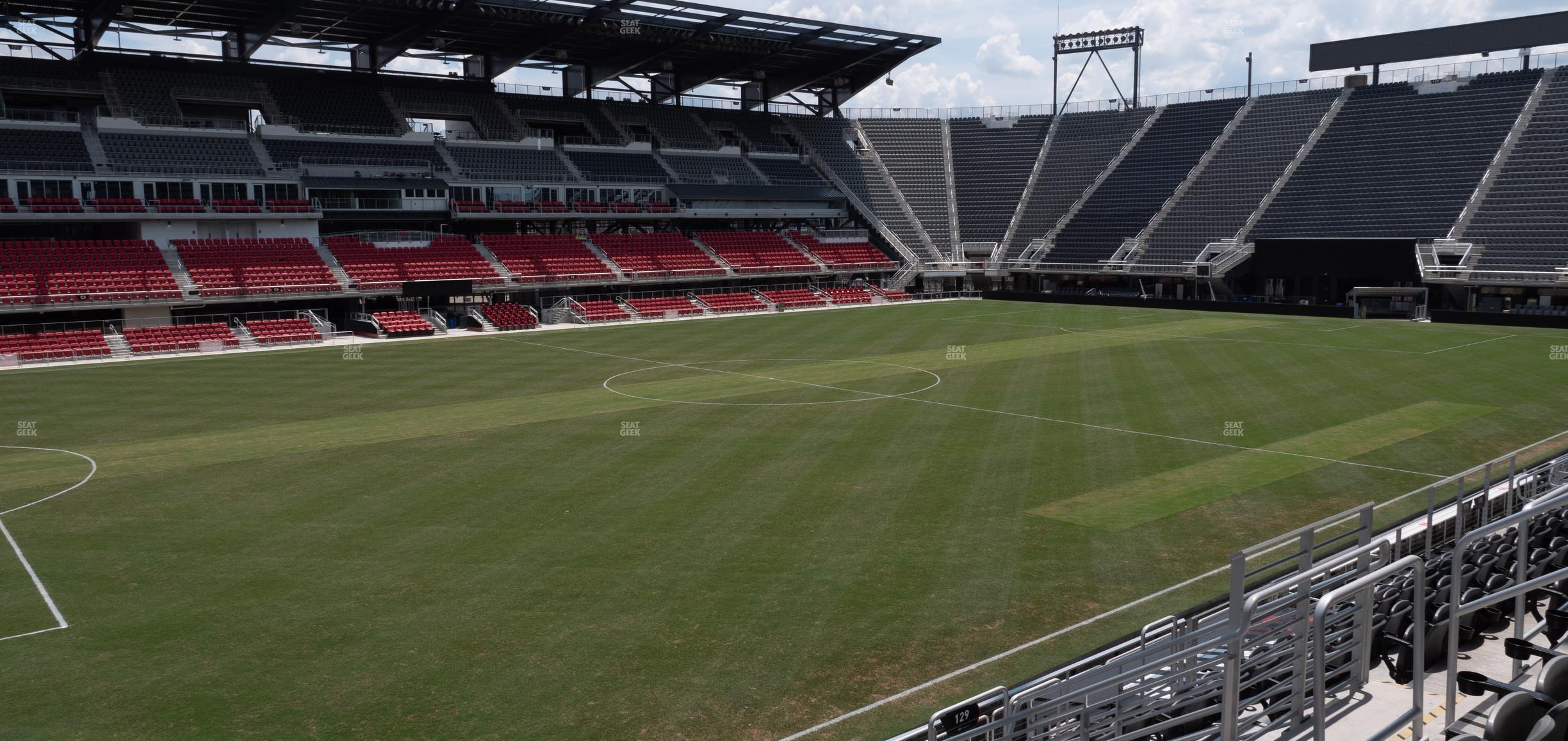 Seating view for Audi Field Section 130