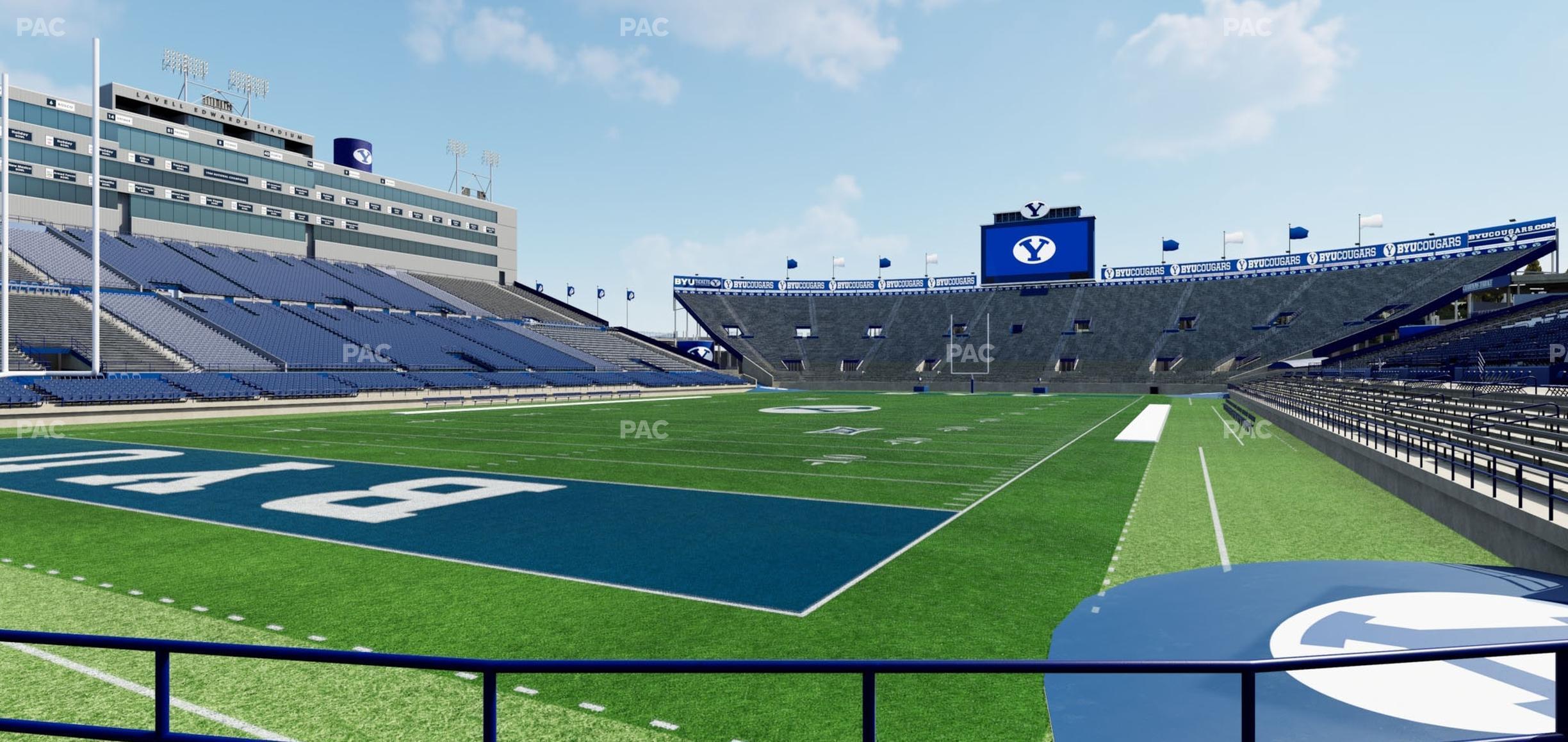 Seating view for LaVell Edwards Stadium Section 43