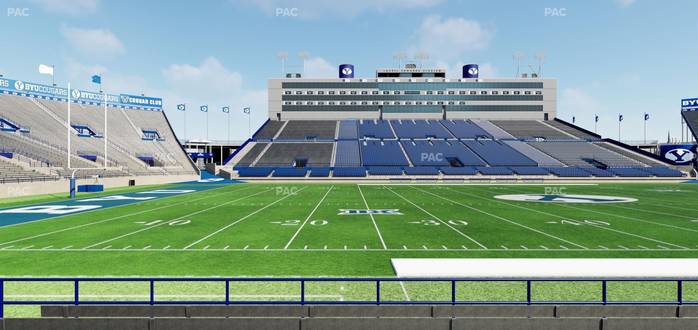 Seating view for LaVell Edwards Stadium Section 35 Wc