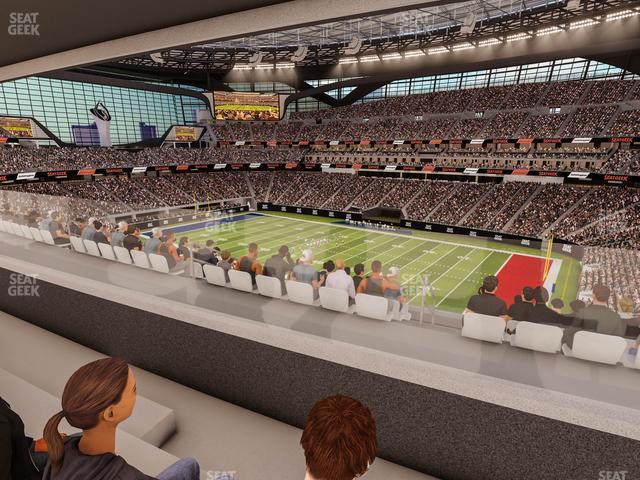 Seating view for Allegiant Stadium Section West Suite 2044