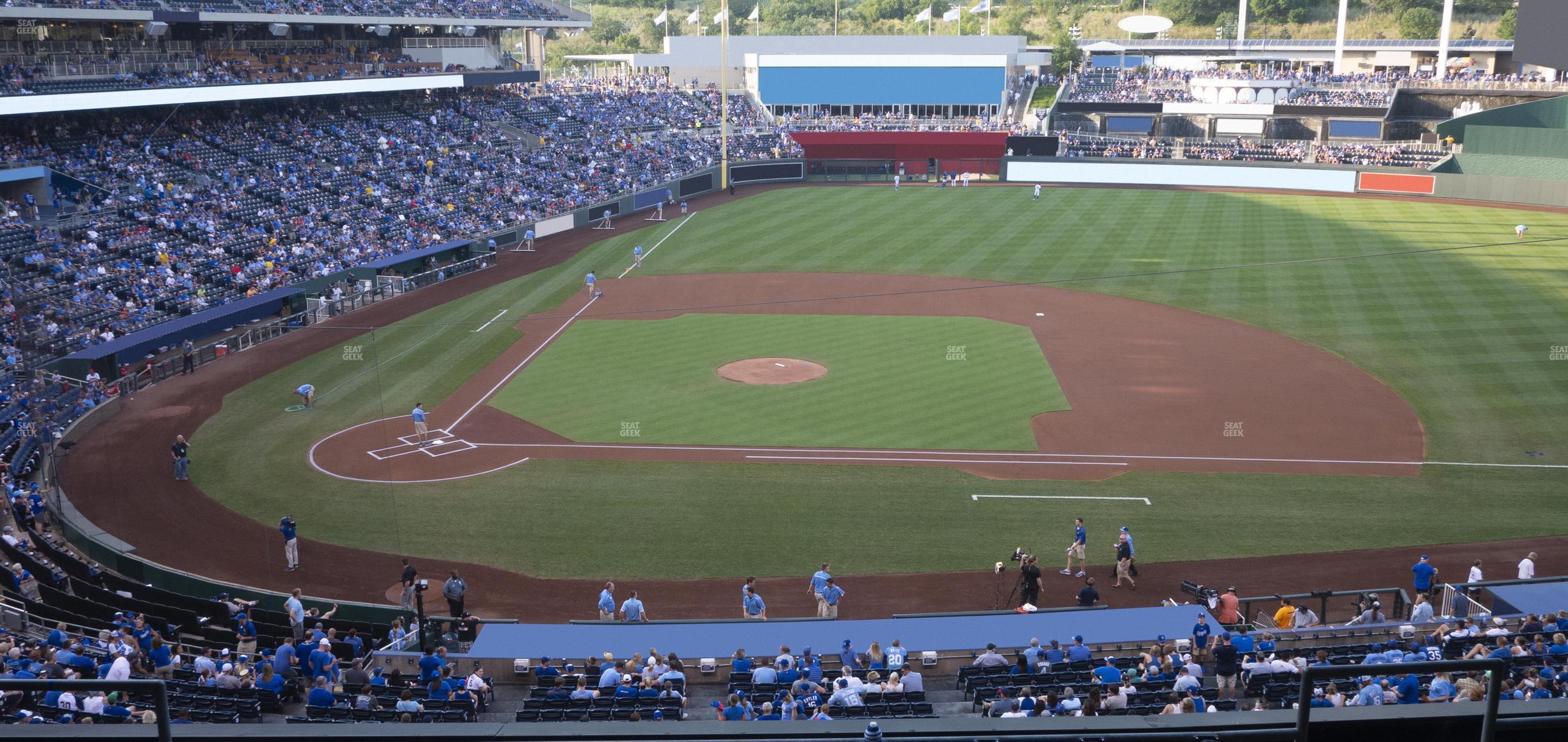 Seating view for Kauffman Stadium Section 315