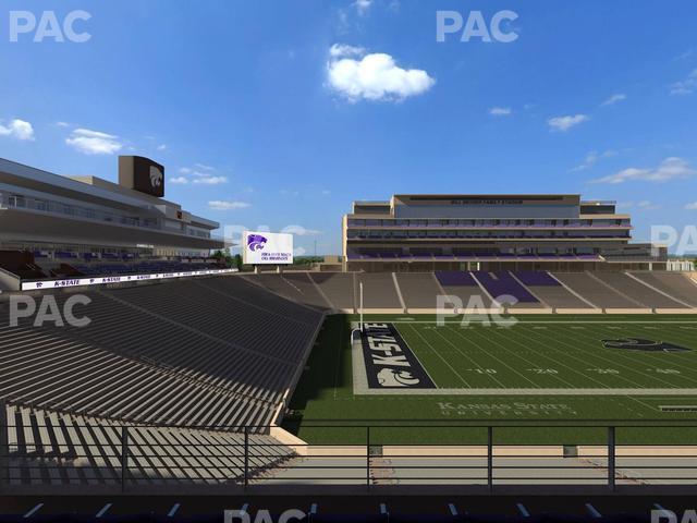 Seating view for Bill Snyder Family Stadium Section 221