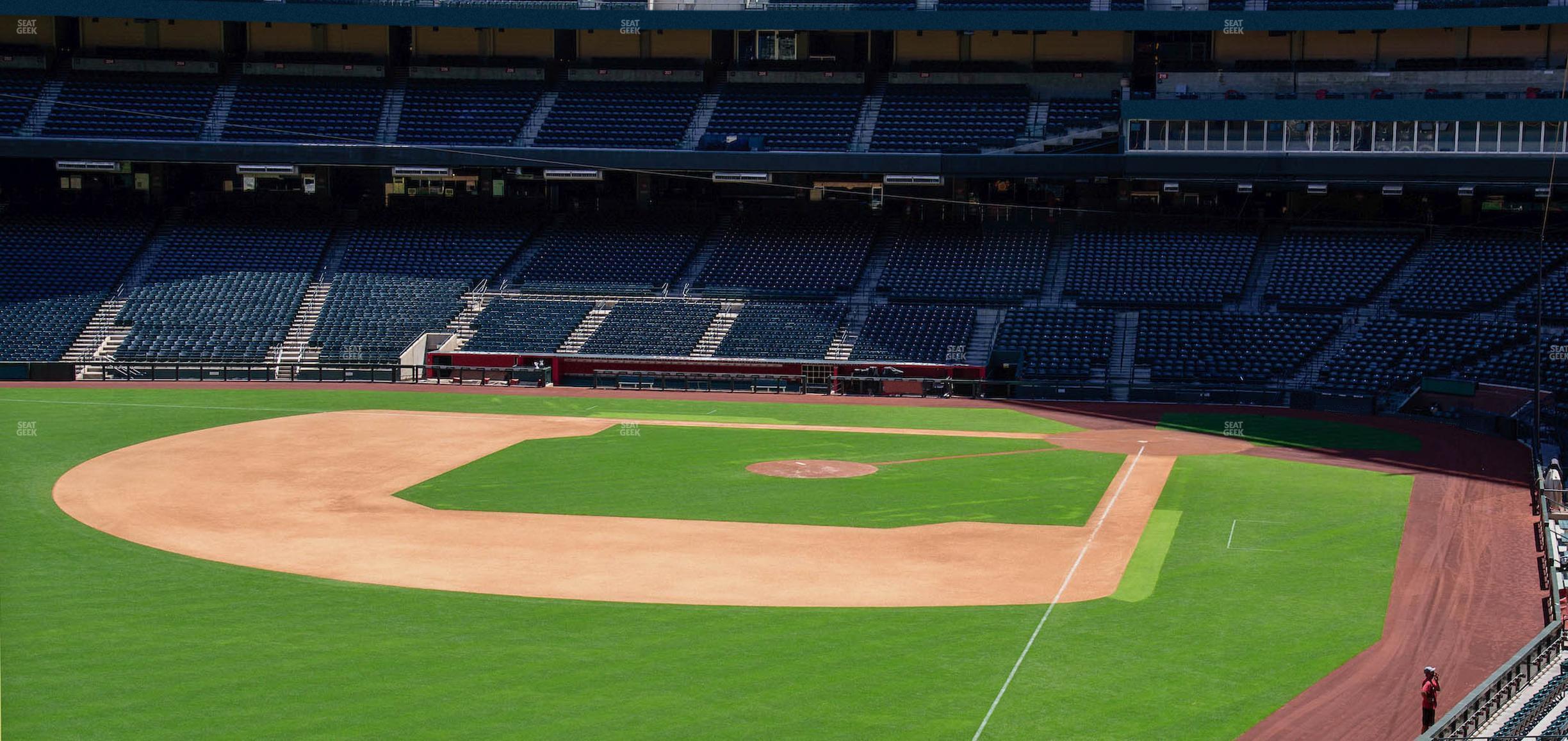 Seating view for Chase Field Section 222 Bar S All You Can Eat