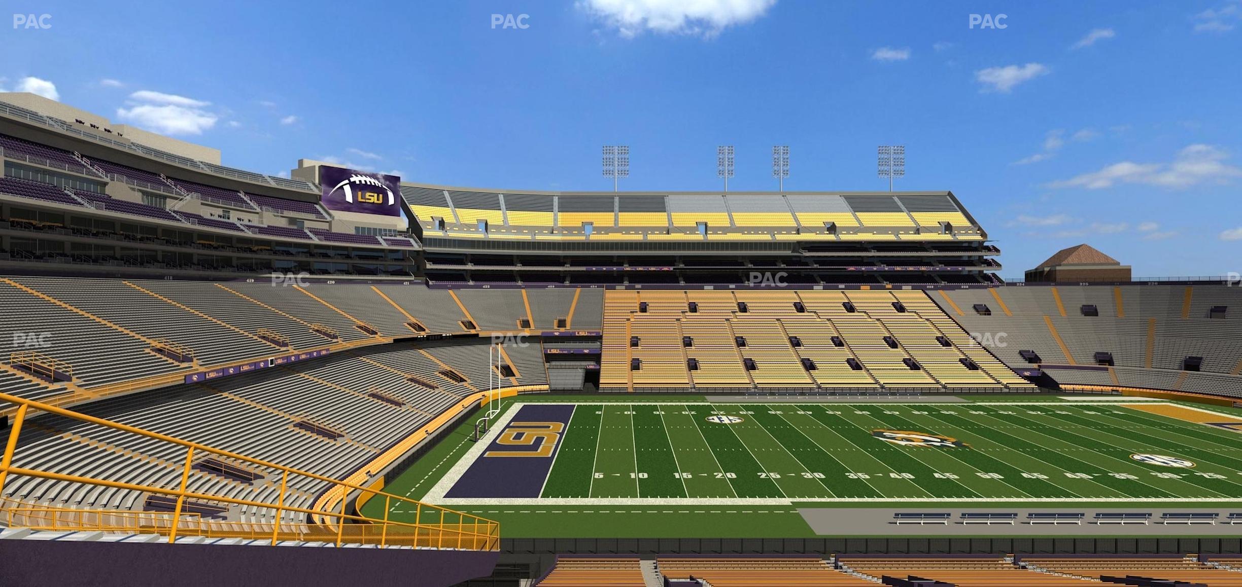 Seating view for Tiger Stadium Section 306