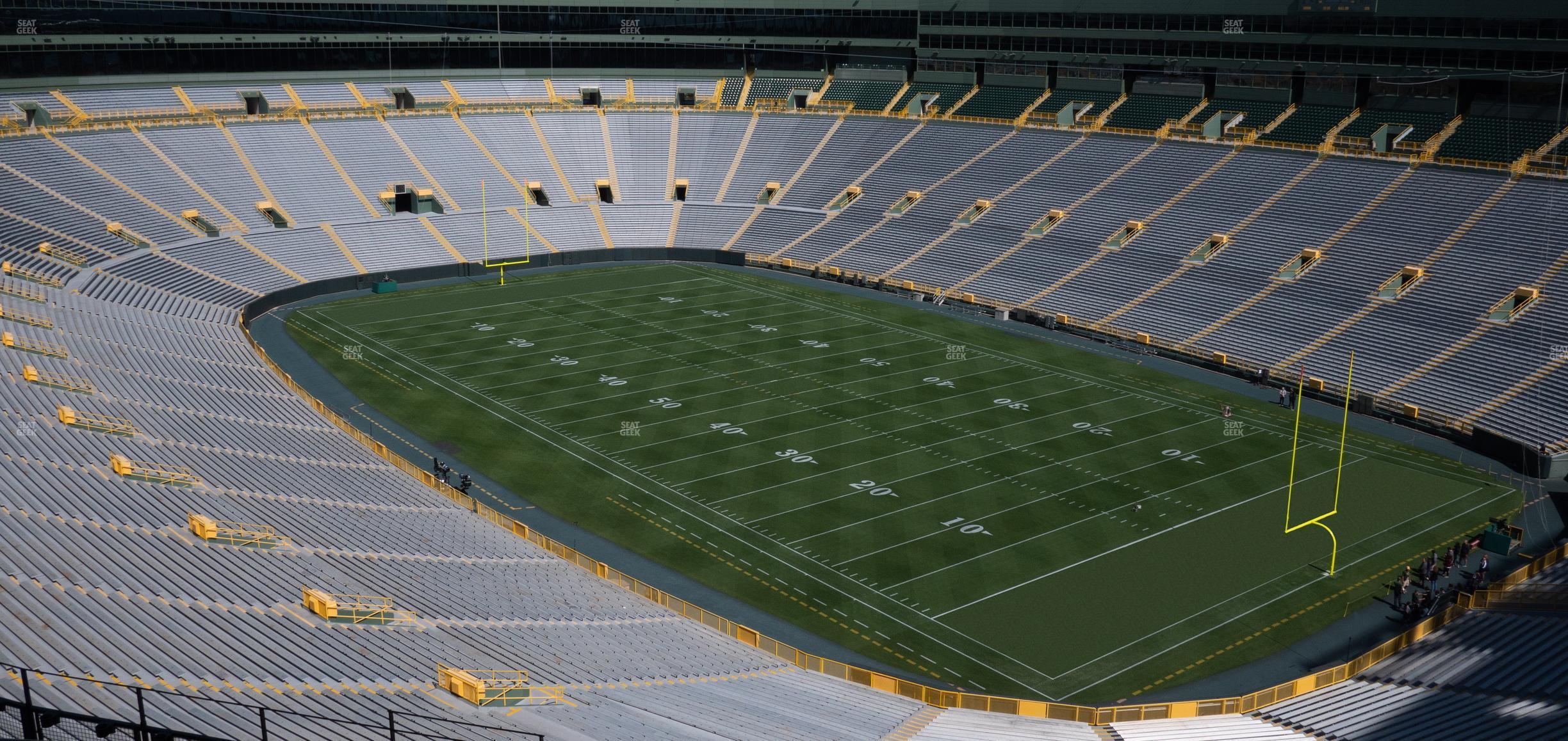 Seating view for Lambeau Field Section 634 S