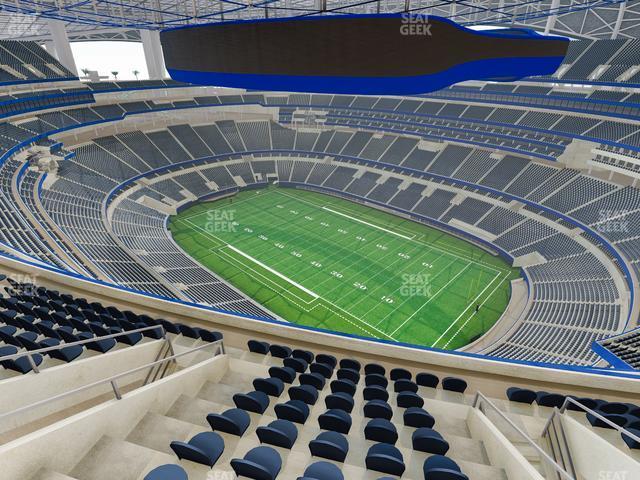 Seating view for SoFi Stadium Section 547