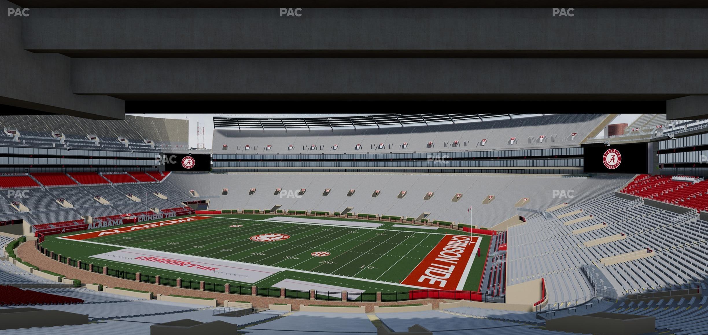 Seating view for Bryant Denny Stadium Section Loge Box 26