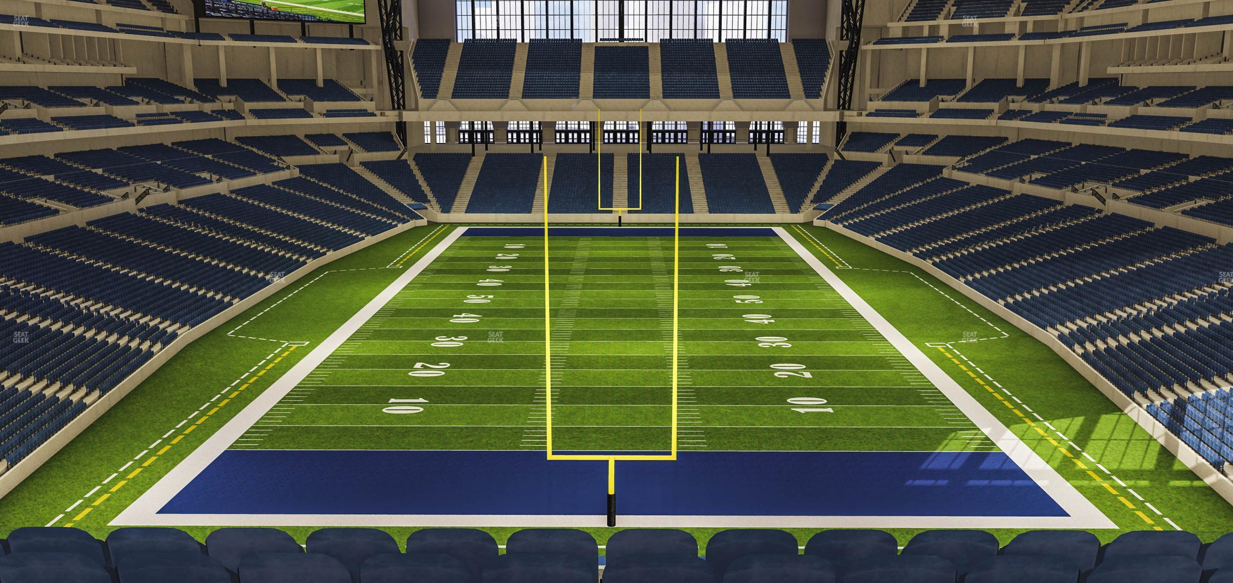 Seating view for Lucas Oil Stadium Section 427