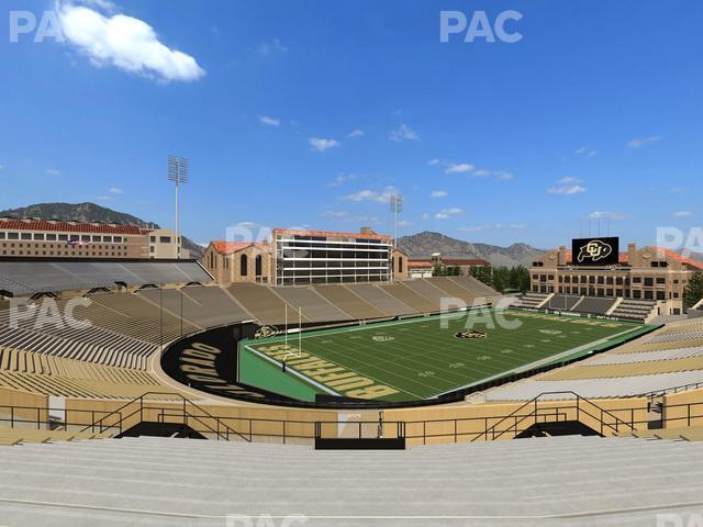 Seating view for Folsom Field Section 213