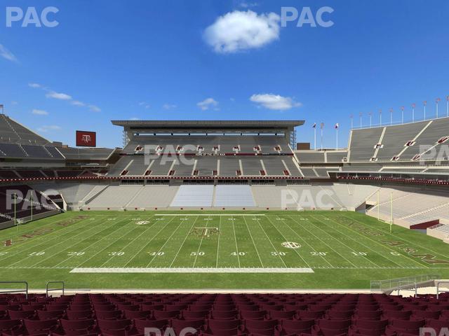 Seating view for Kyle Field Section Legacy Club 6