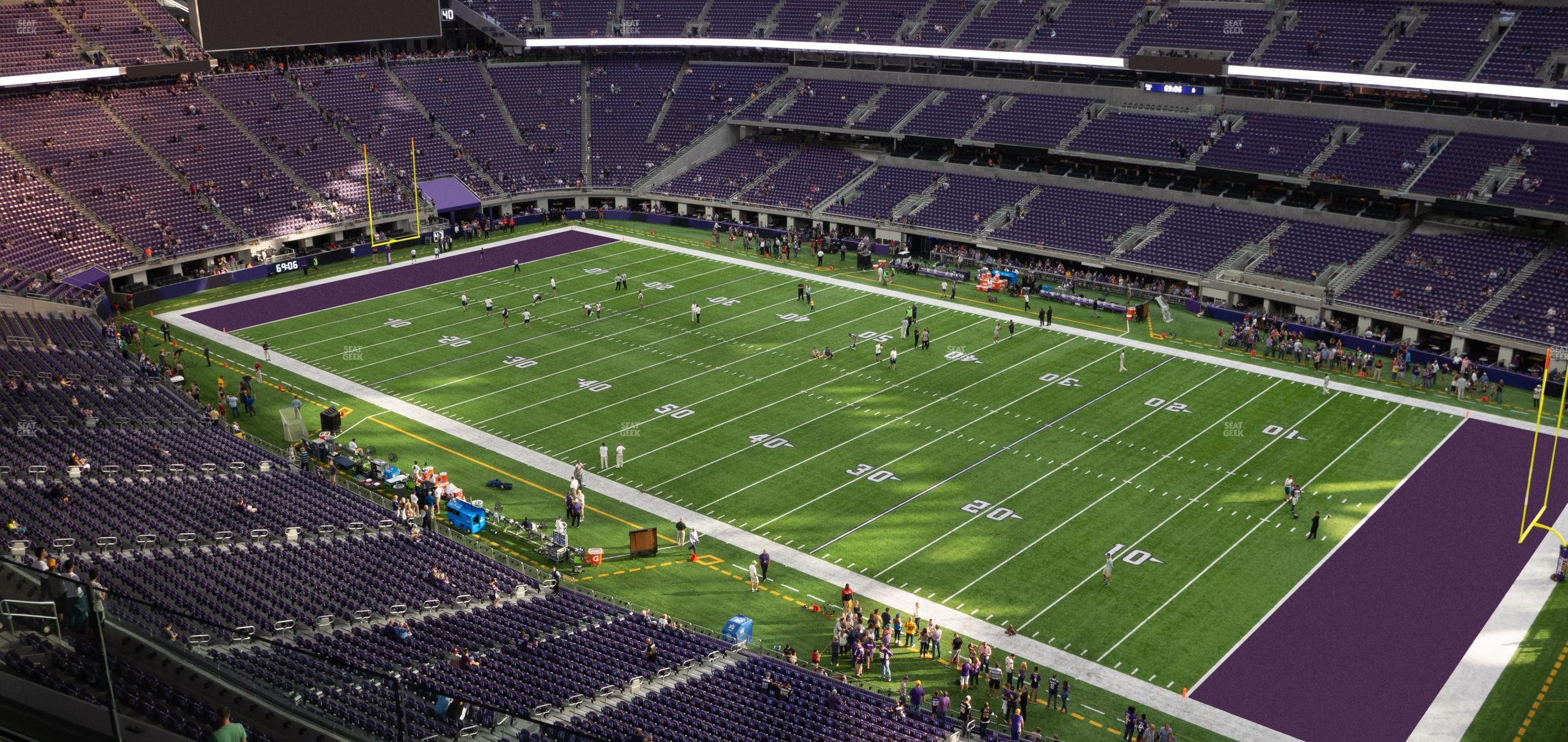 Seating view for U.S. Bank Stadium Section 307