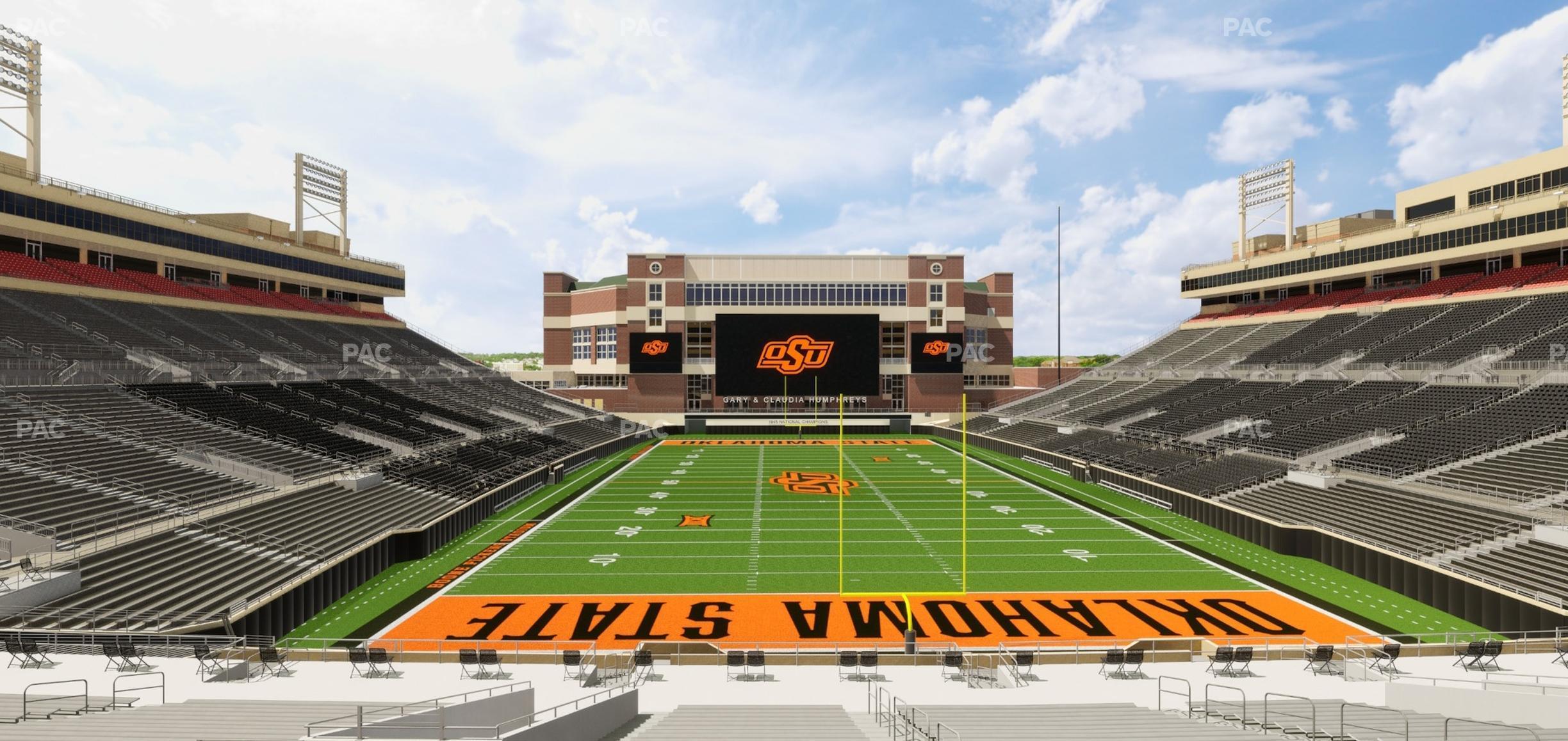 Seating view for Boone Pickens Stadium Section 122