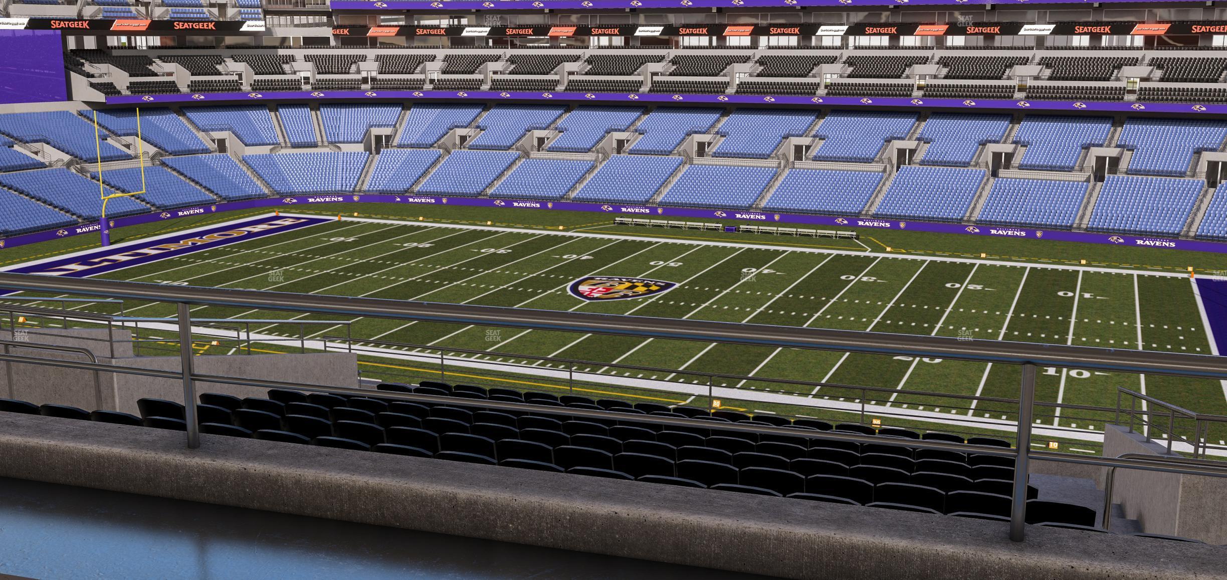 Seating view for M&T Bank Stadium Section Suite 351