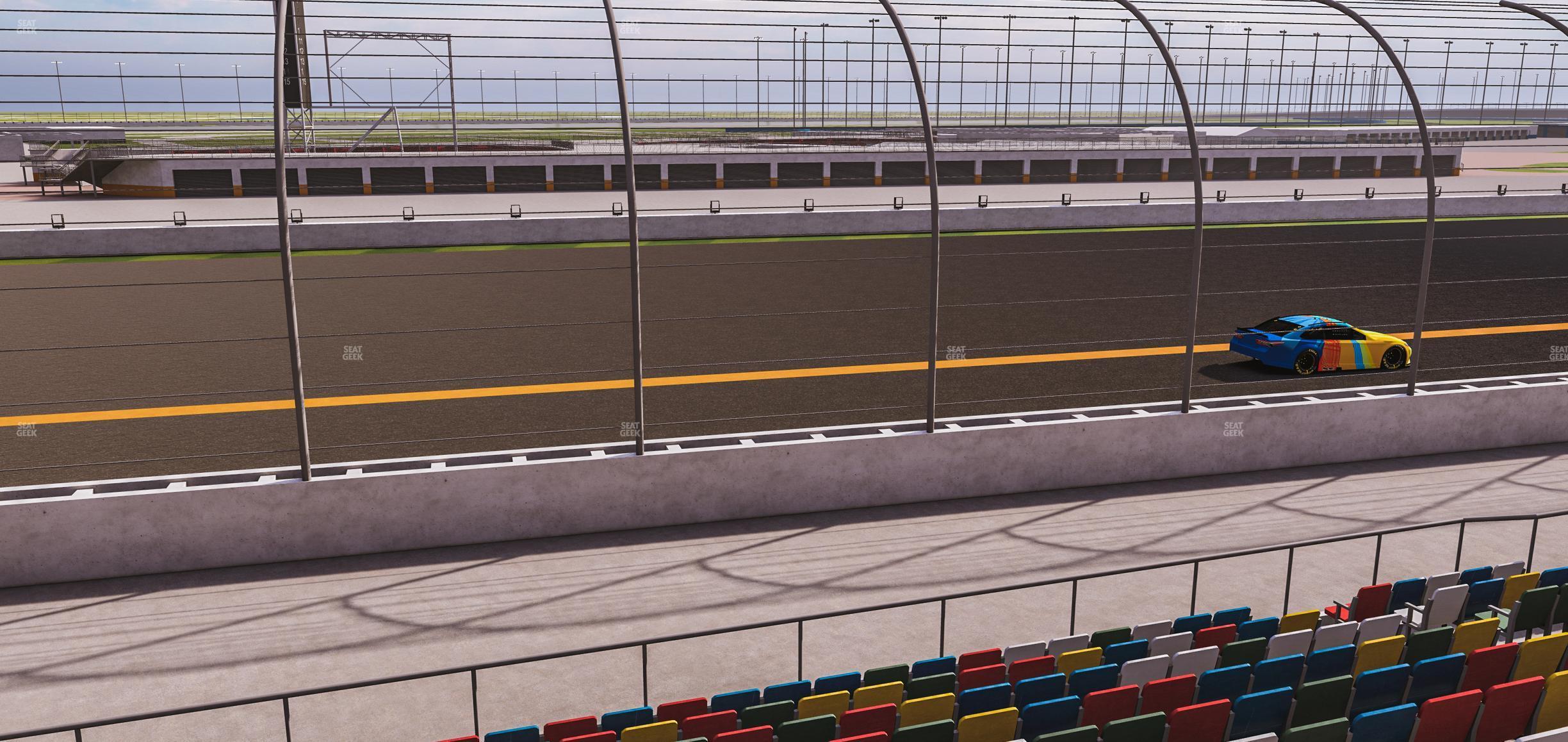 Seating view for Daytona International Speedway Section Front 125