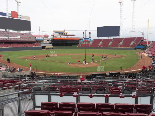 Seating view for Great American Ball Park Section 123