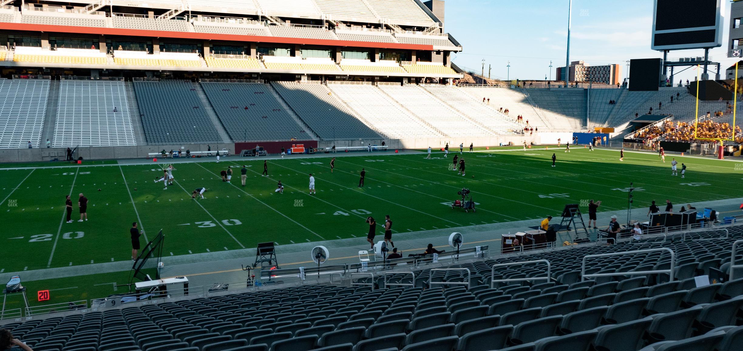 Seating view for Mountain America Stadium Section 9