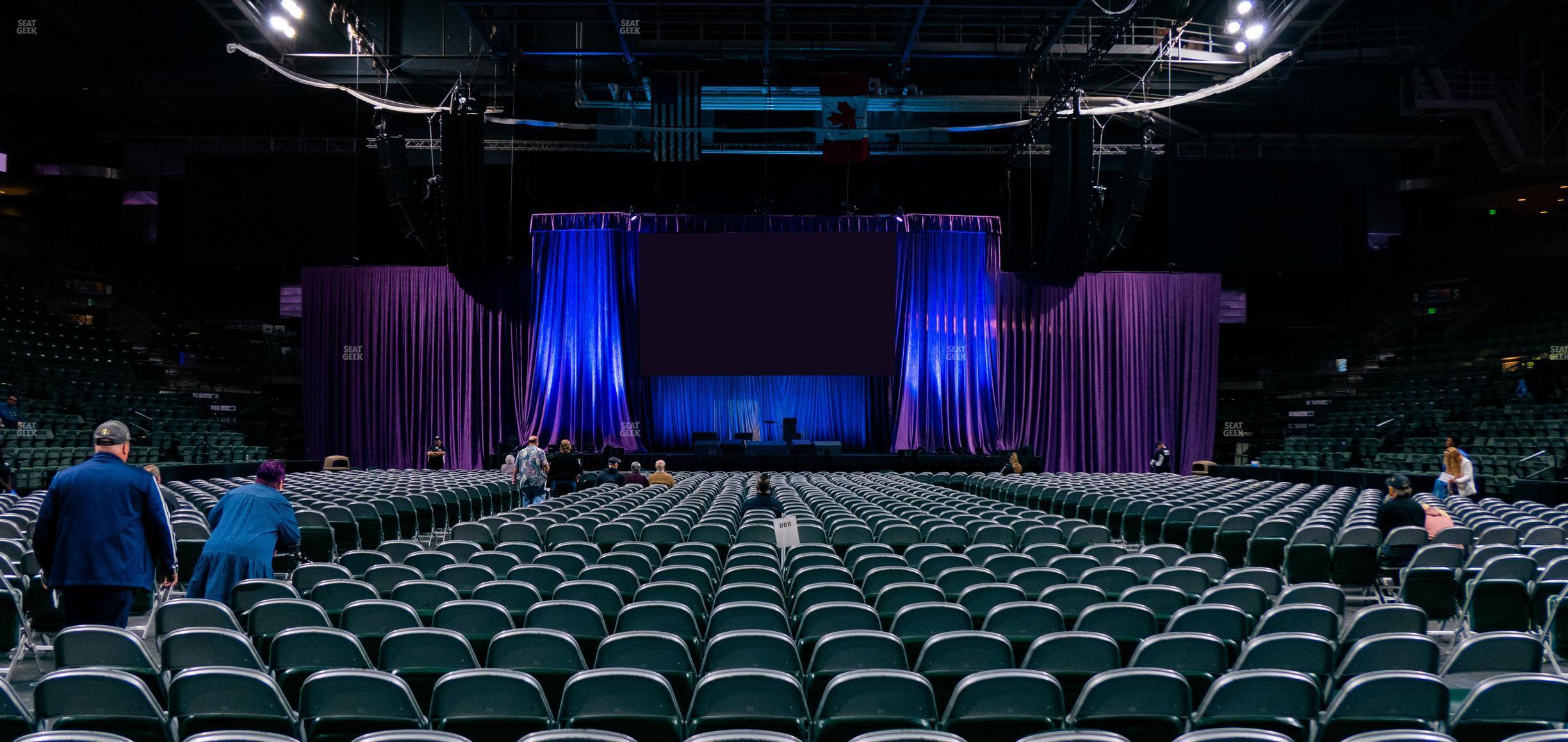 Seating view for Blue Arena at The Ranch Events Complex Section Floor Eee