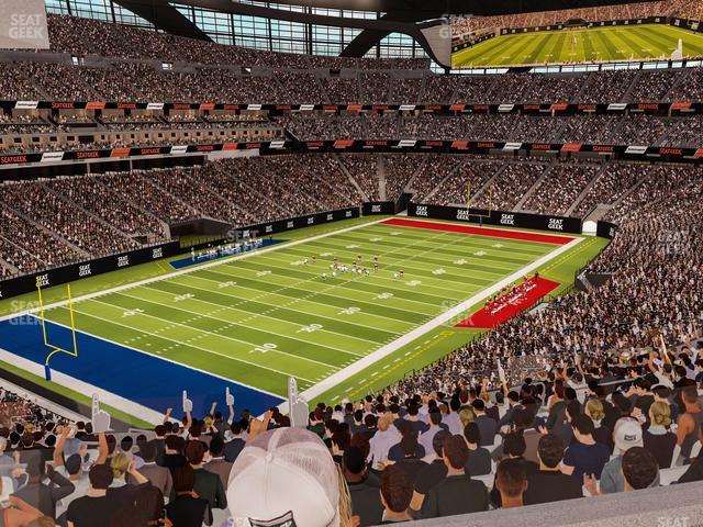 Seating view for Allegiant Stadium Section West Suite 2067