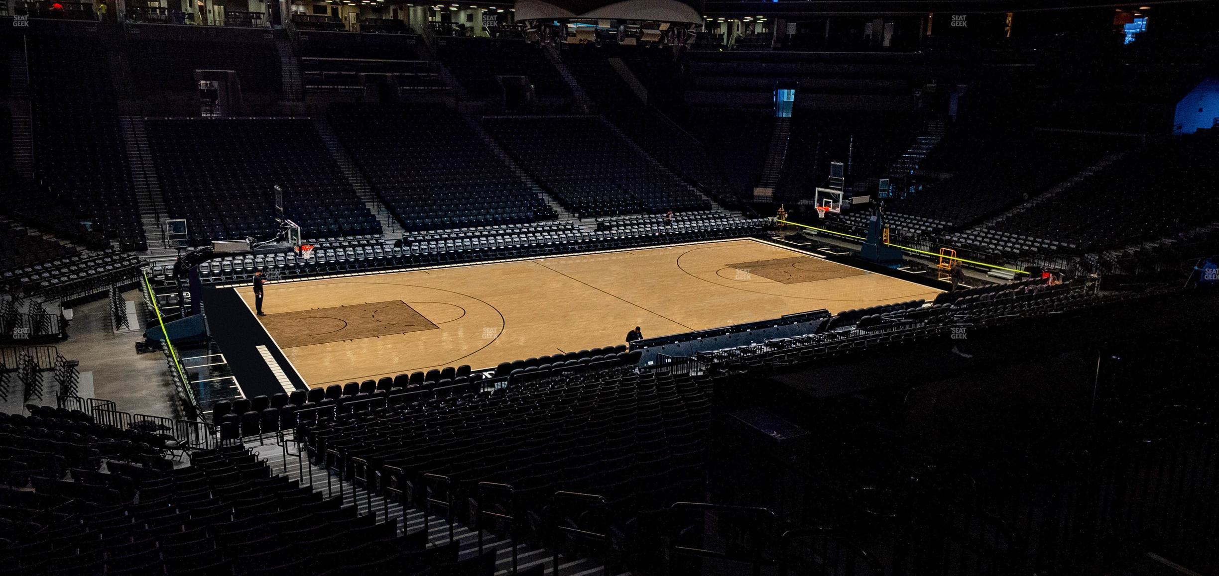 Seating view for Barclays Center Section 110