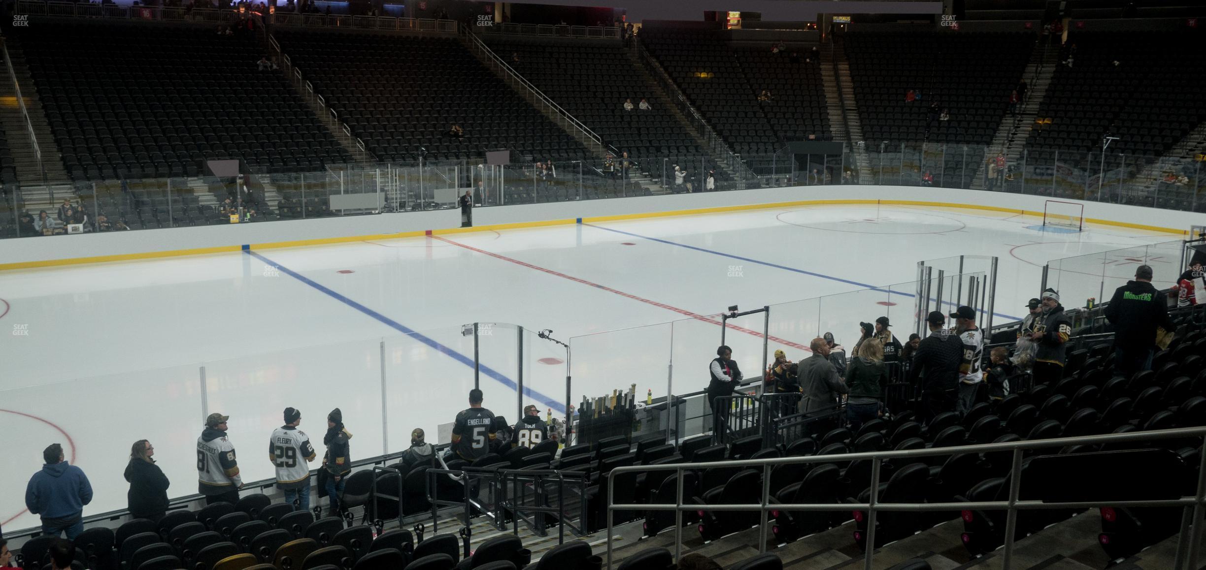 Seating view for T-Mobile Arena Section 4