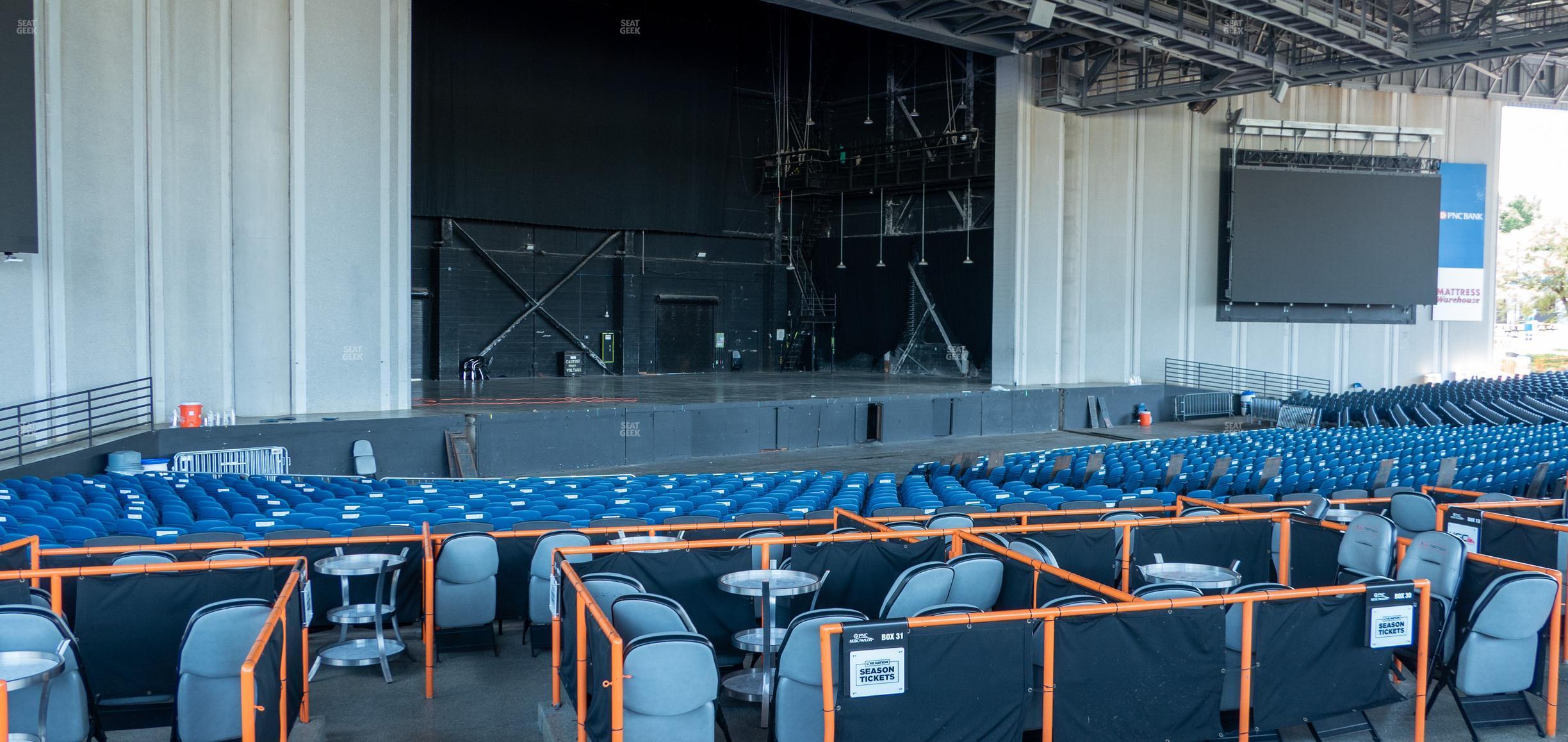 Seating view for PNC Music Pavilion Section Vip Box 47