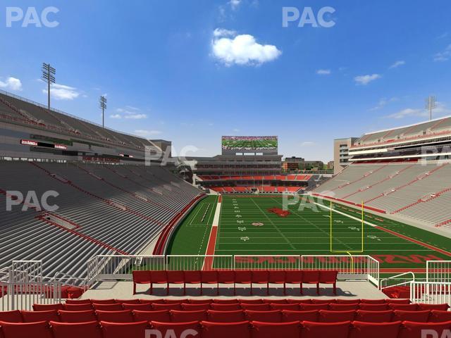 Seating view for Razorback Stadium Section 234