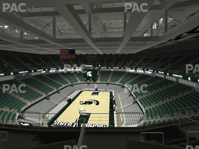 Seating view for Jack Breslin Student Events Center Section 217