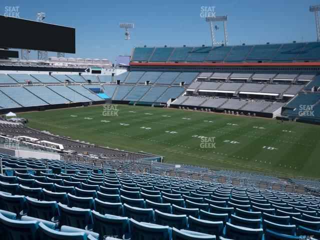 Seating view for EverBank Stadium Section 205