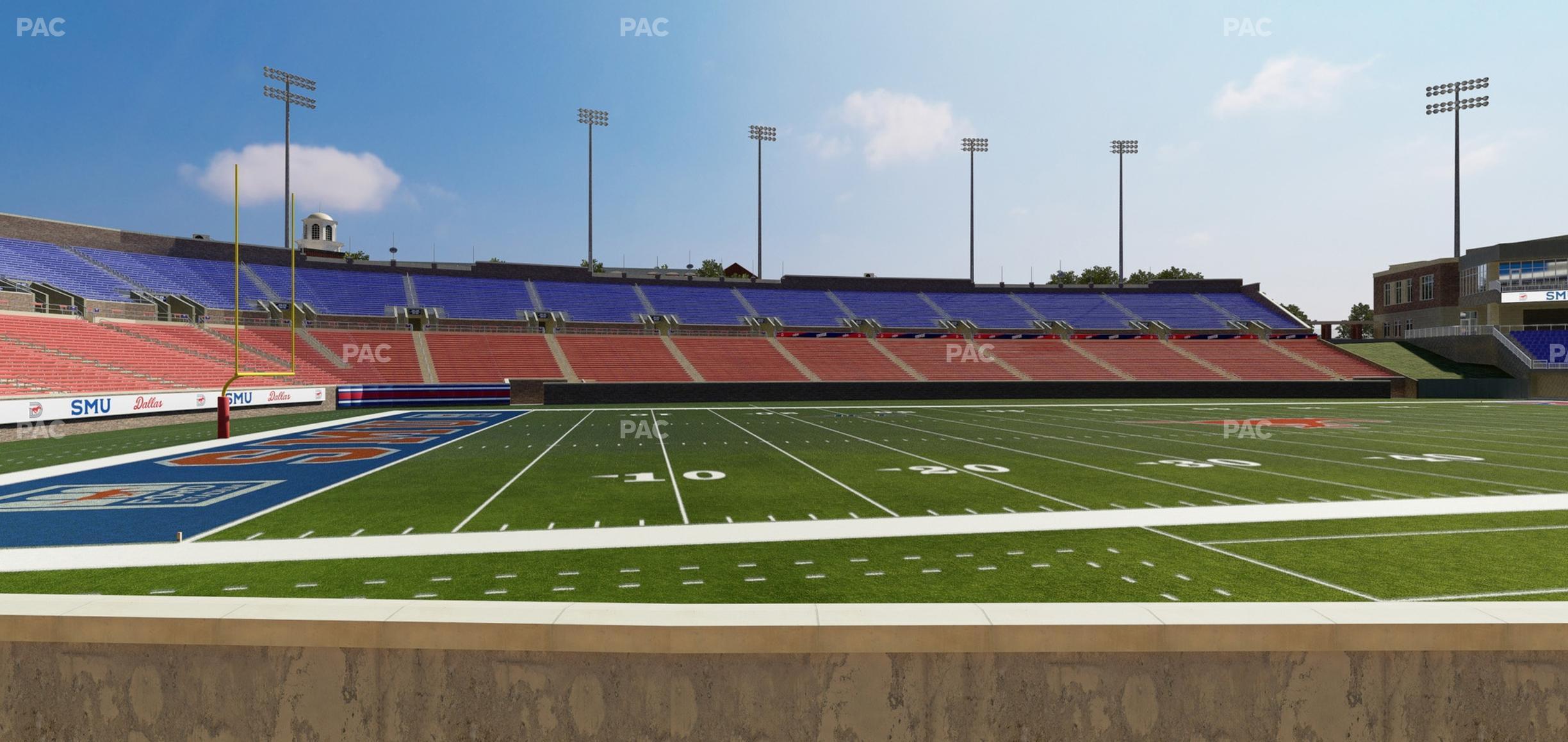 Seating view for Gerald Ford Stadium Section 107