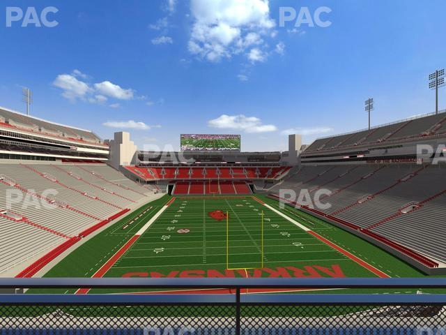 Seating view for Razorback Stadium Section Suite 29