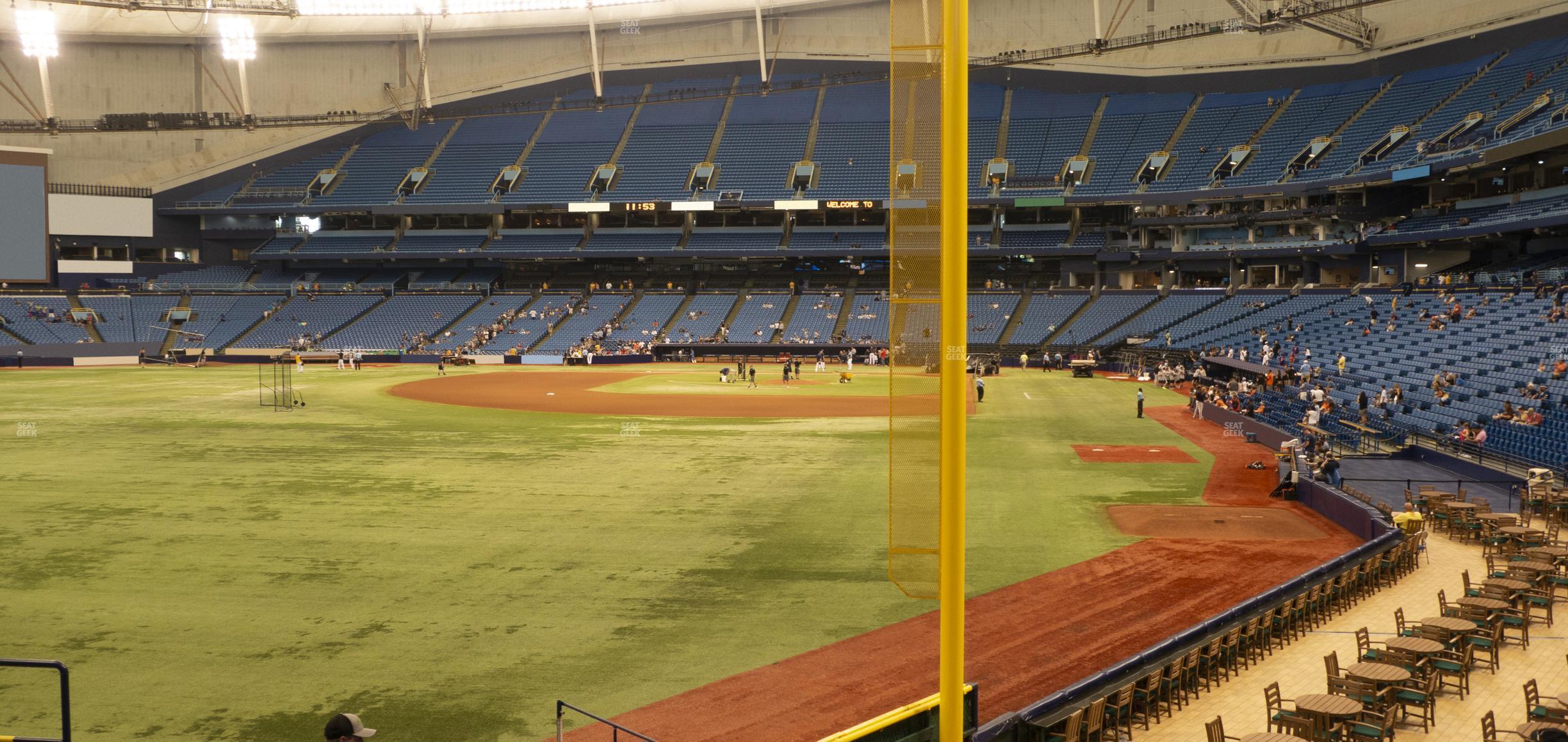 Seating view for Tropicana Field Section 139