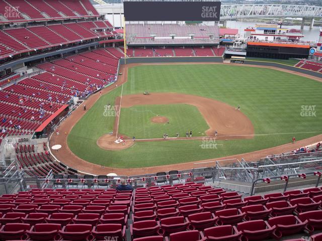 Seating view for Great American Ball Park Section 528