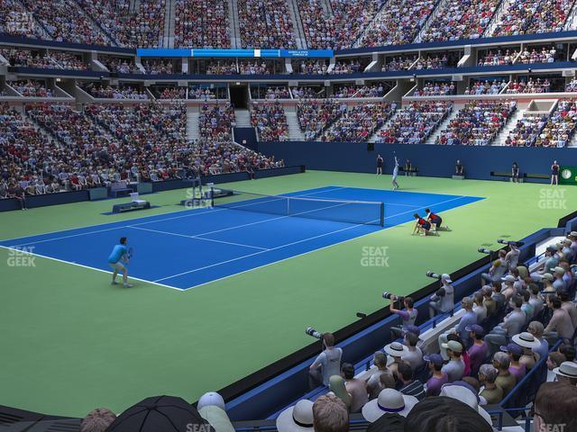 Seating view for Arthur Ashe Stadium Section 8