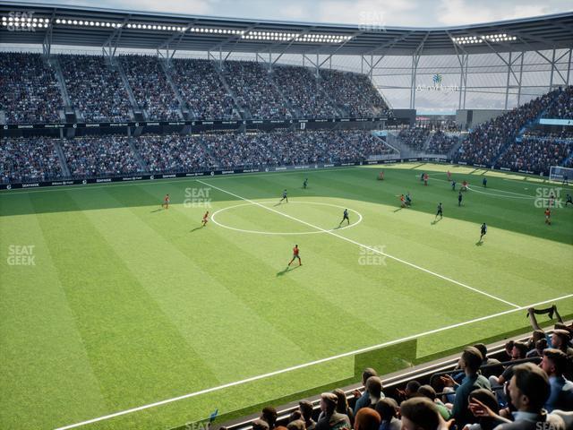 Seating view for Allianz Field Section 135