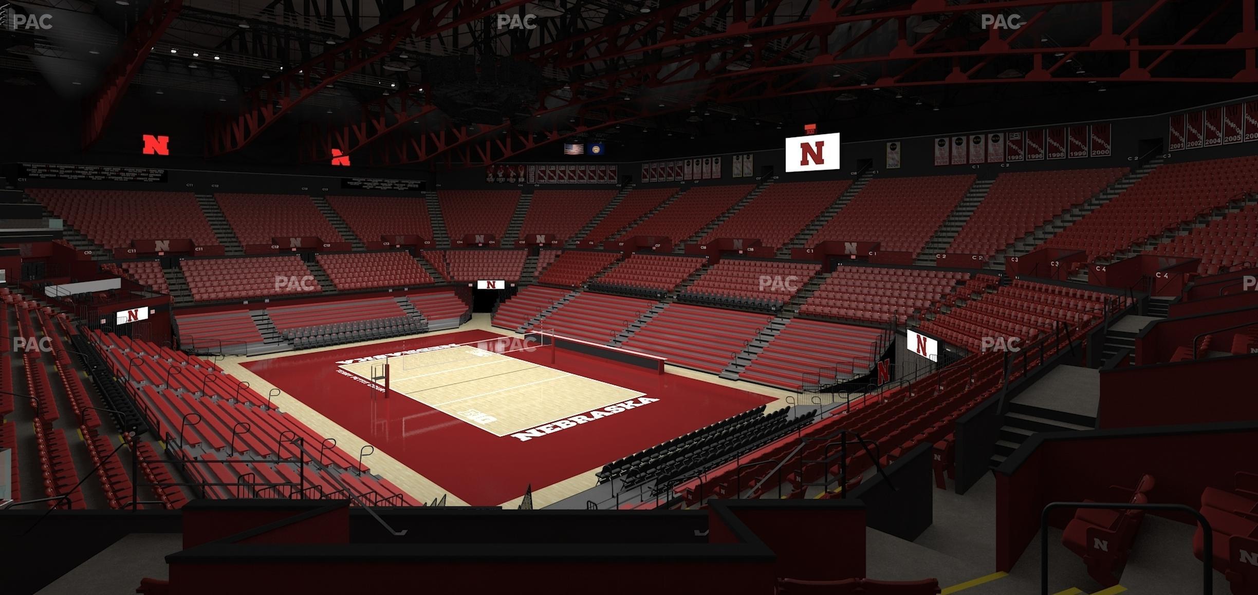 Seating view for Bob Devaney Sports Center Section C 8