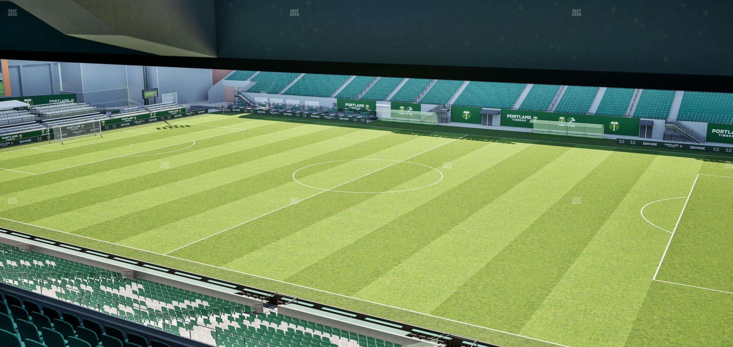 Seating view for Providence Park Section Tanner Ridge 9