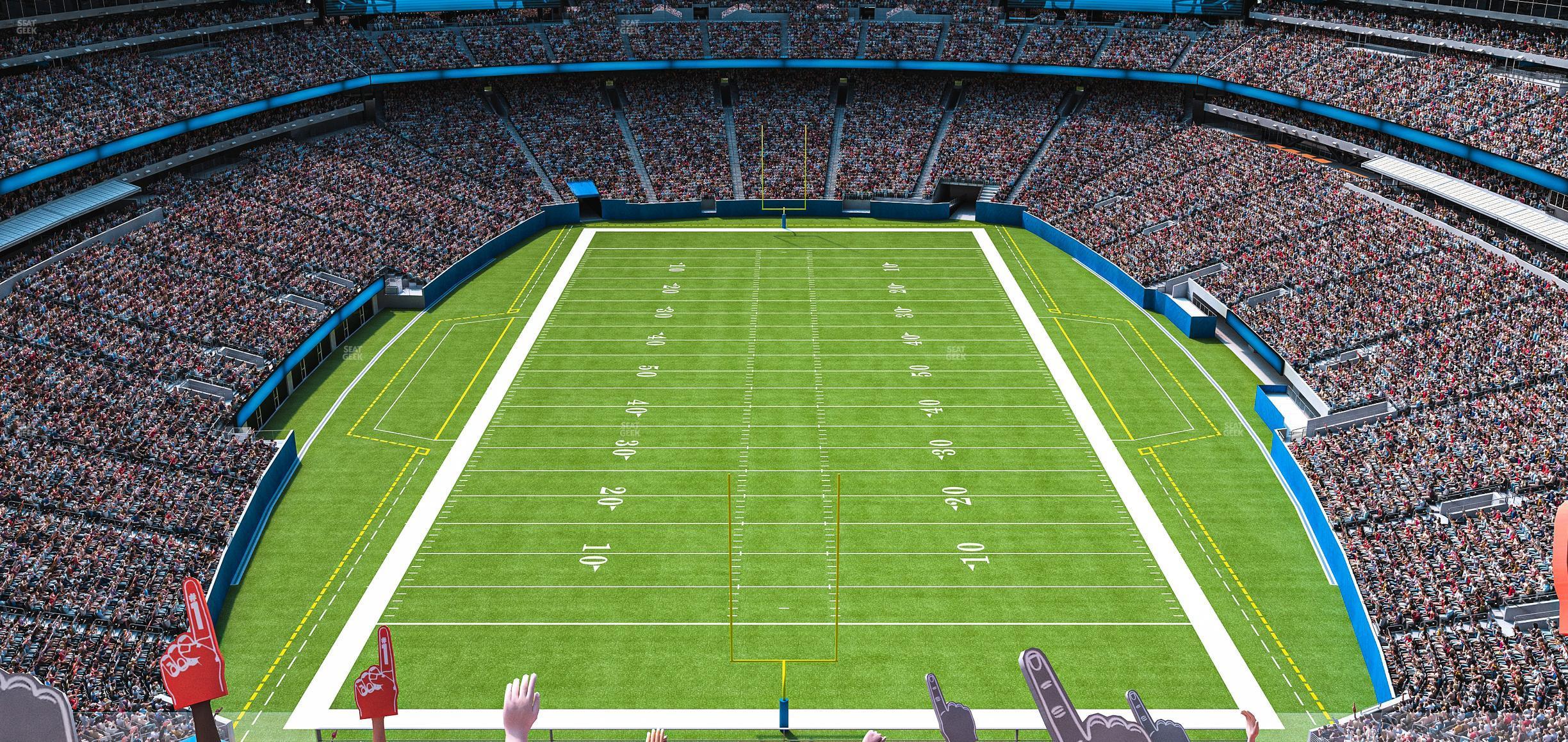 Seating view for MetLife Stadium Section 301