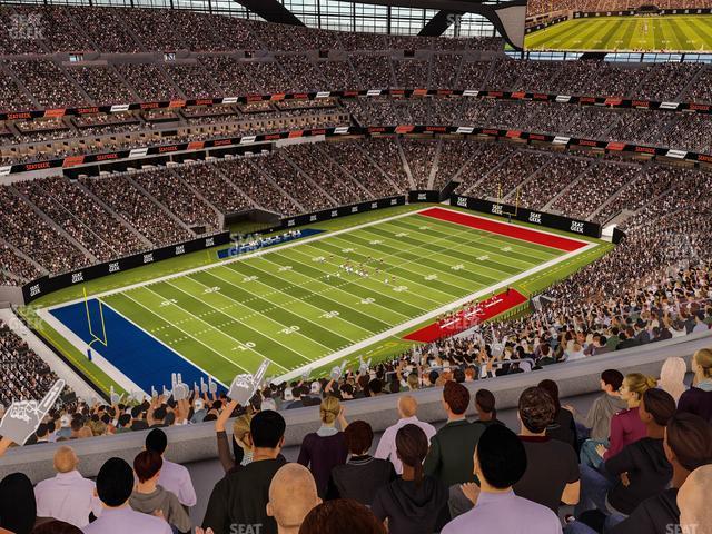 Seating view for Allegiant Stadium Section 444