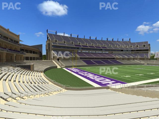 Seating view for Amon G Carter Stadium Section 129