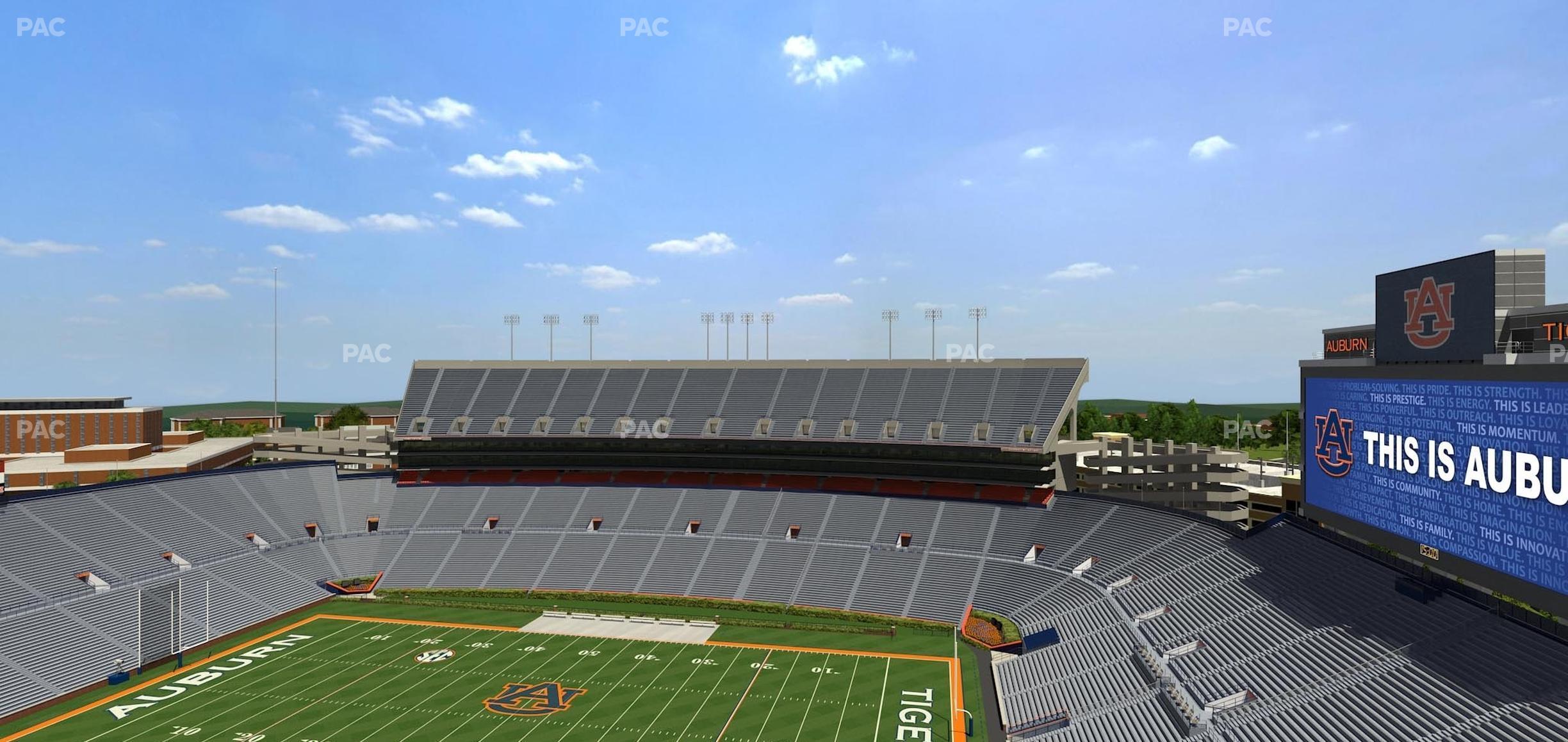 Seating view for Jordan-Hare Stadium Section 60