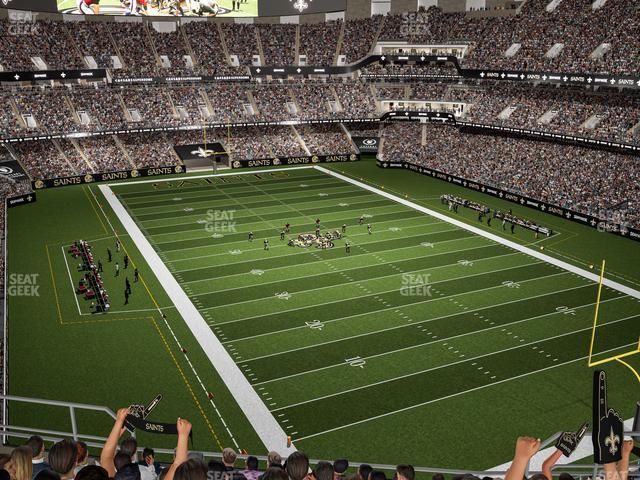 Seating view for Caesars Superdome Section 605