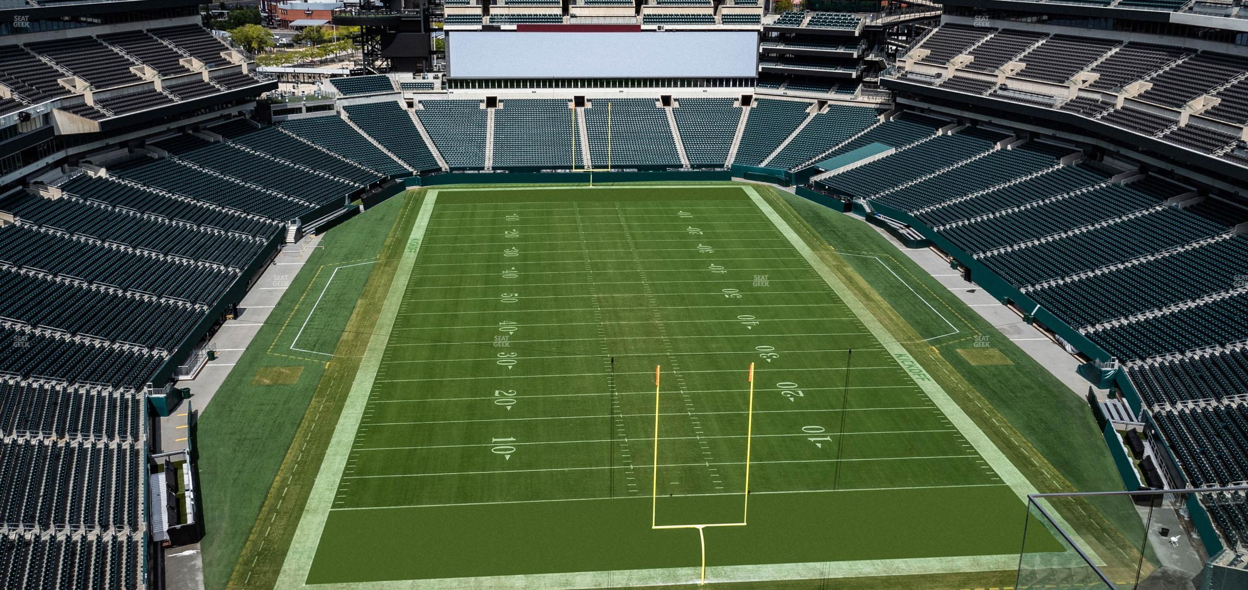 Seating view for Lincoln Financial Field Section 211