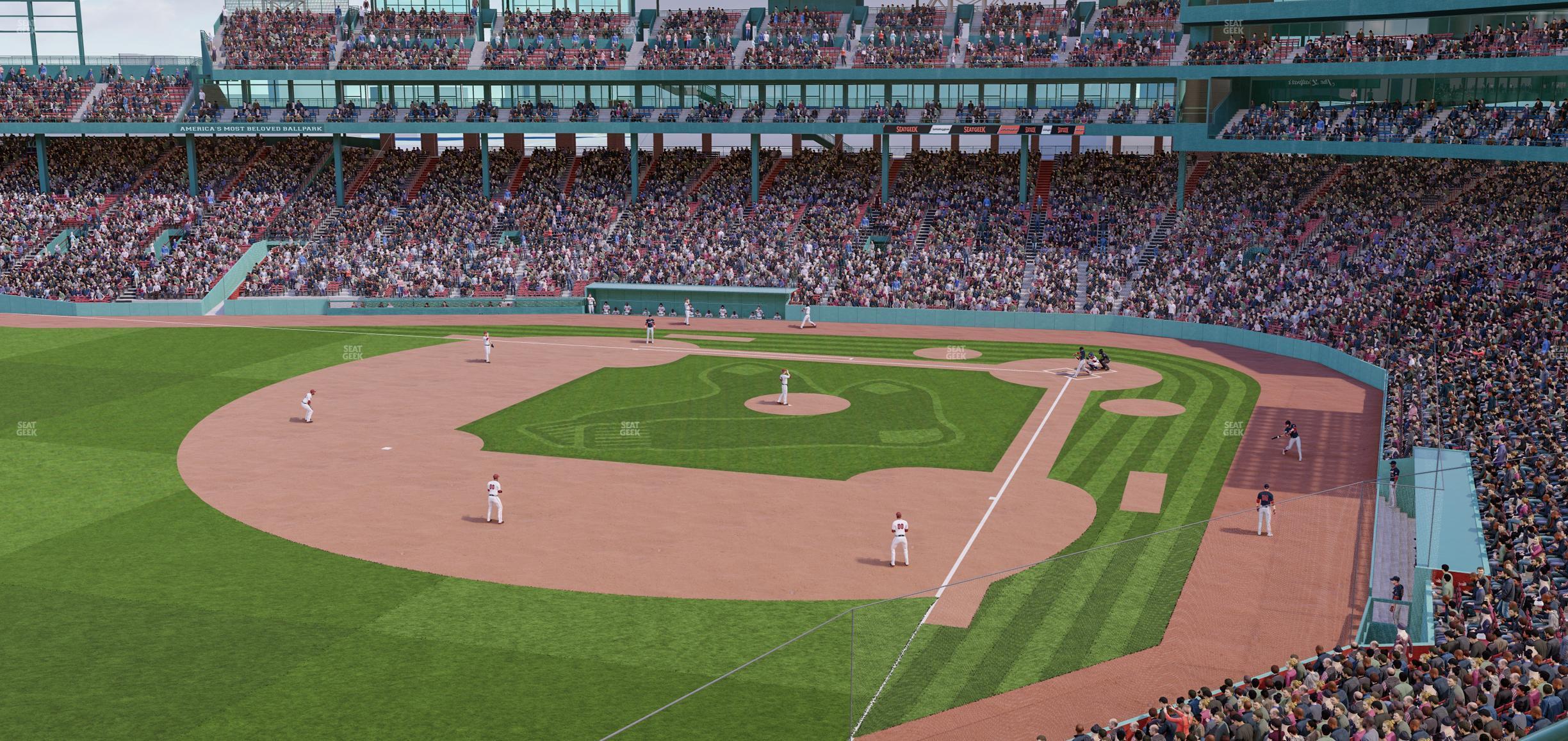 Seating view for Fenway Park Section Dell Technologies Suite L 23